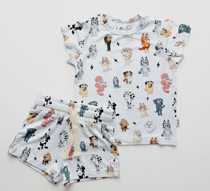 Bluey pj bamboo set