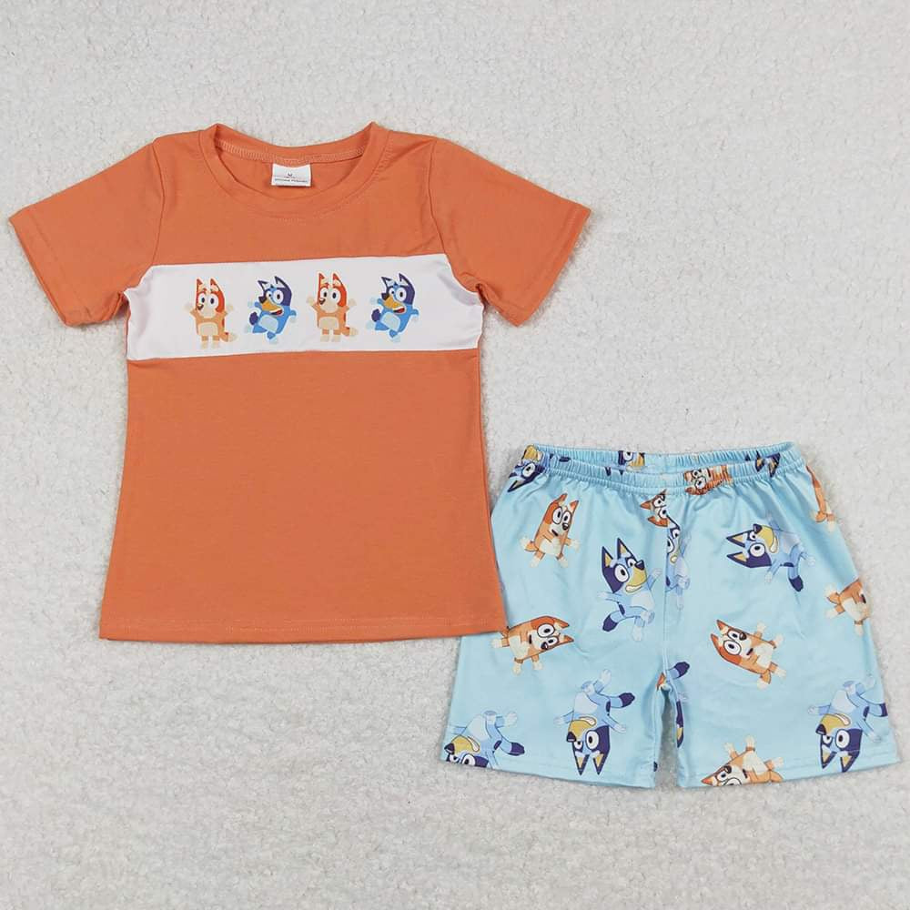 Orange Bluey set