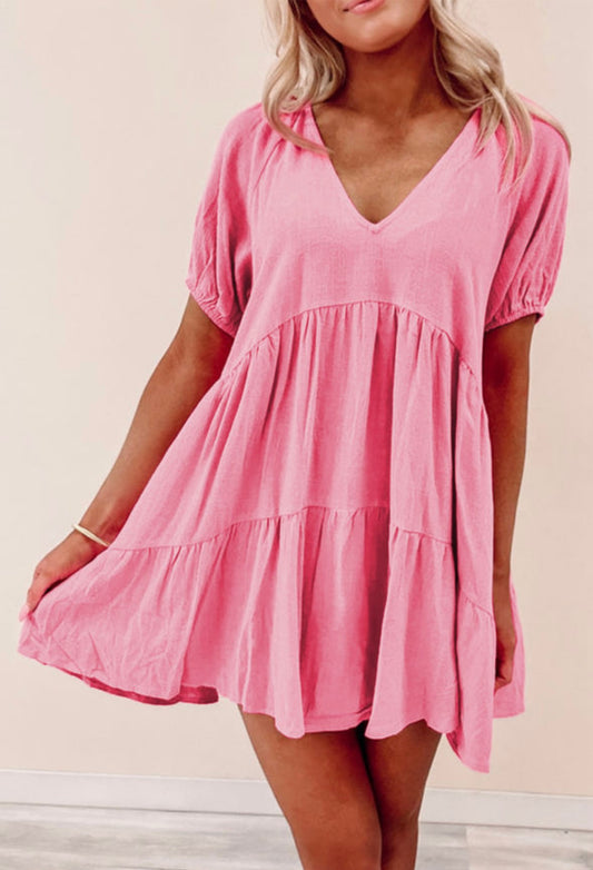 Pretty Pink Woman's Dress