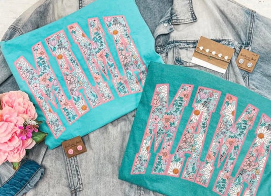 Bright Floral Mama Tee
