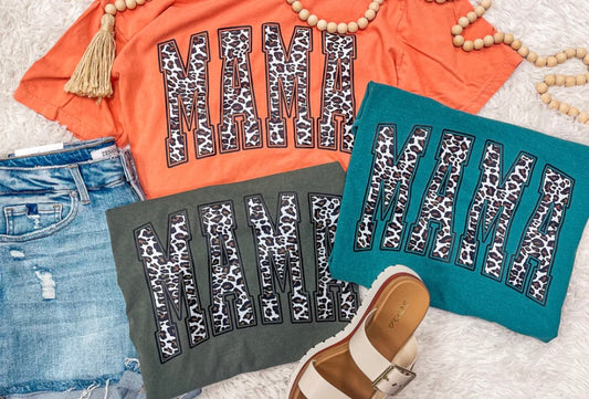 Mama Lepoard Tees