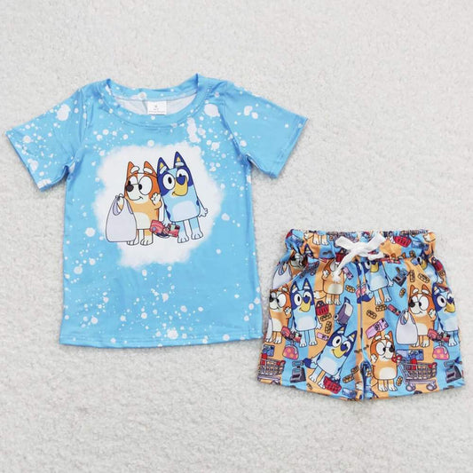 Bluey shorts and tee