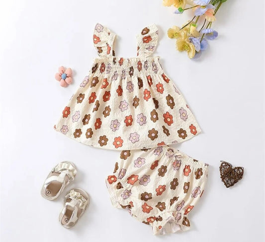 Nude Floral Set